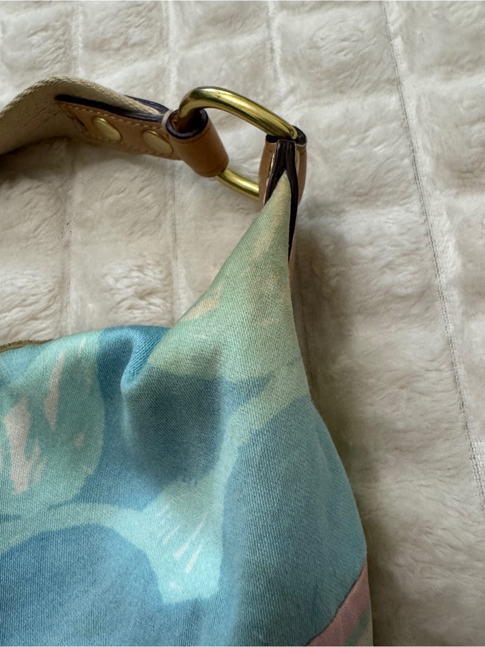 Coach Y2K 90’s Patchwork Shoulder Bag ~ Signature Print Crescent Hobo Vintage - Picture 5 of 12